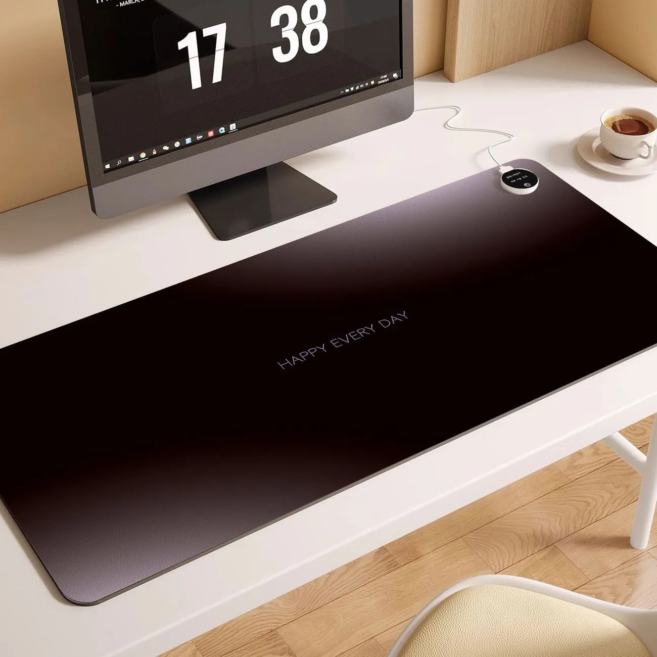 Premium Blackberry Gradient Heating Mouse Pad Winter Extra Large Solid Waterproof Office Learning Fever Hand Warmers – image 10