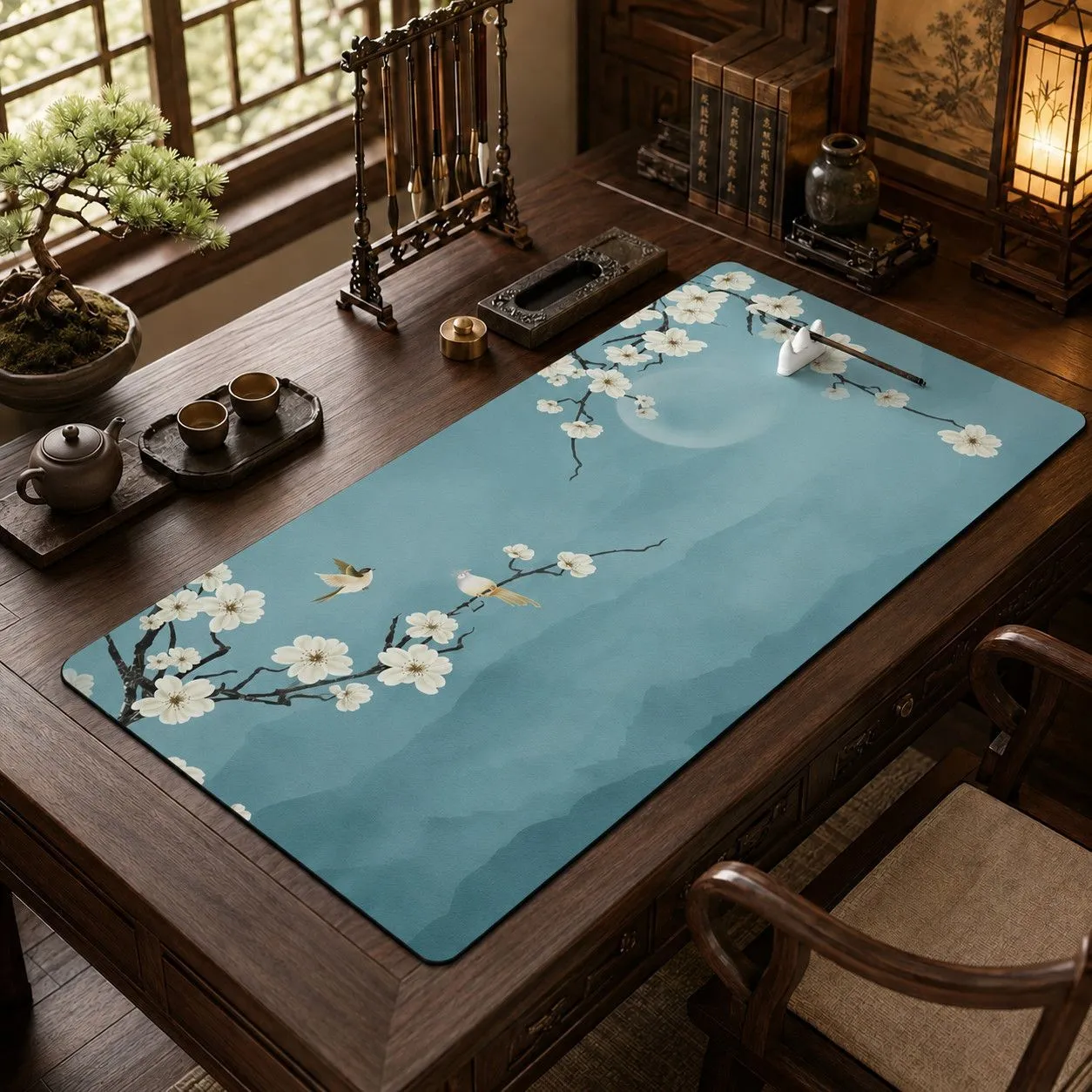 New Chinese Calligraphy Book Cushion Water Absorption Quick Dry Easy Care Study Room Study Desk Cushion National Style Desk Cloth Desktop Protective Cushion – image 10
