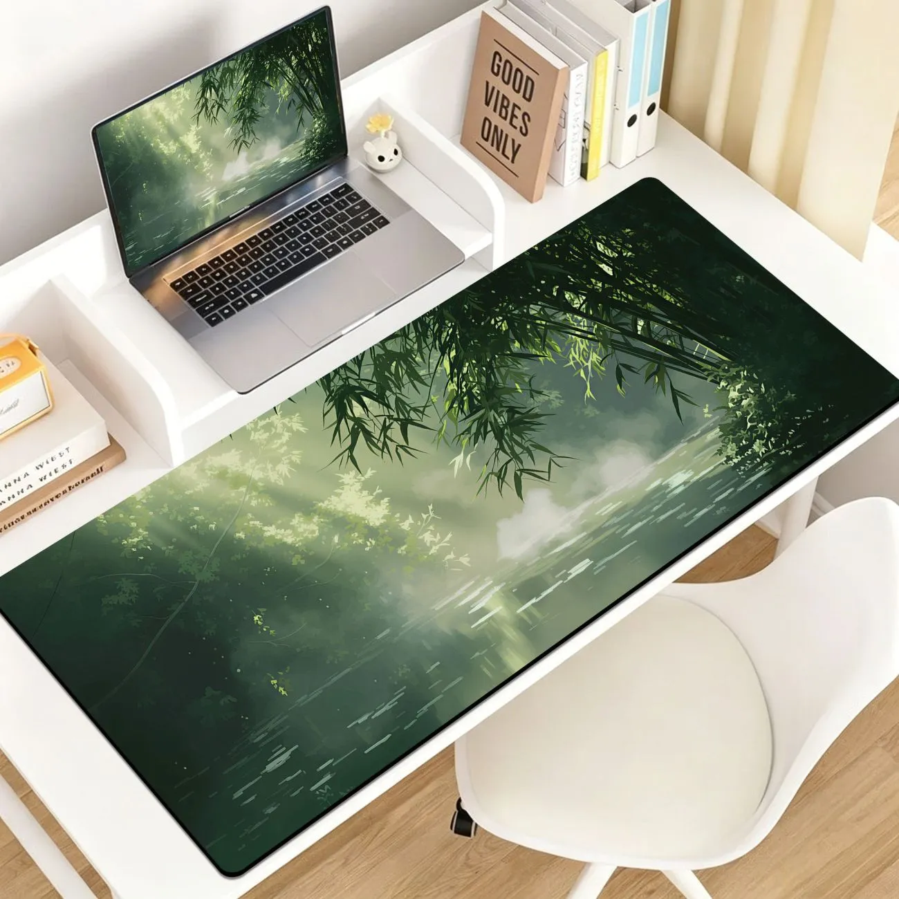 Mouse Pad Extra Large Computer Keyboard Pad E-sports Anime Game National Style Desk Pad Boys and Girls Edge Lock Thickening – image 6