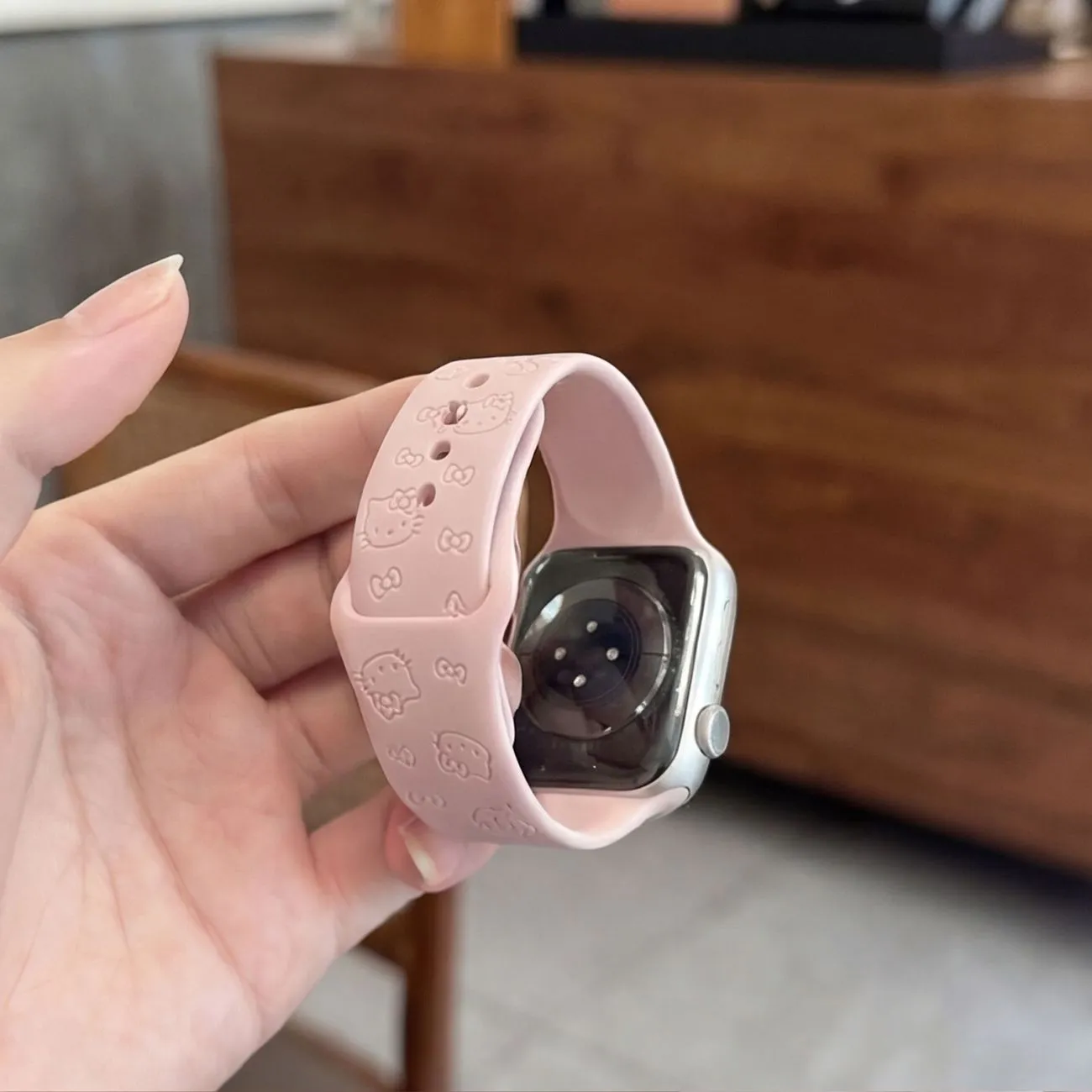 For Apple iwatch S11/10KT Silicone Watch Band S9/S8/S7 Watch Band Print Cartoon Cute – image 4
