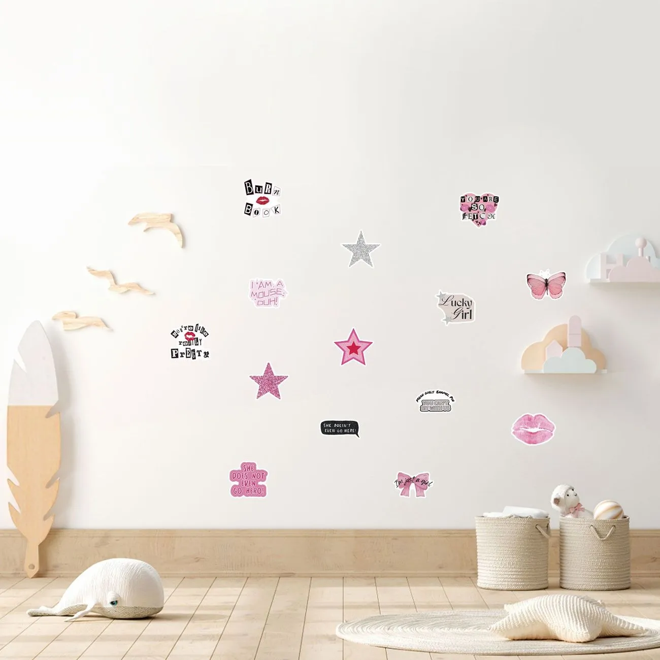 50 Stickers Pink Sweet Cool Y2K Stickers ins Spice Girl Variety Posters Decorative DIY Ledger Phone Suitcase – image 8