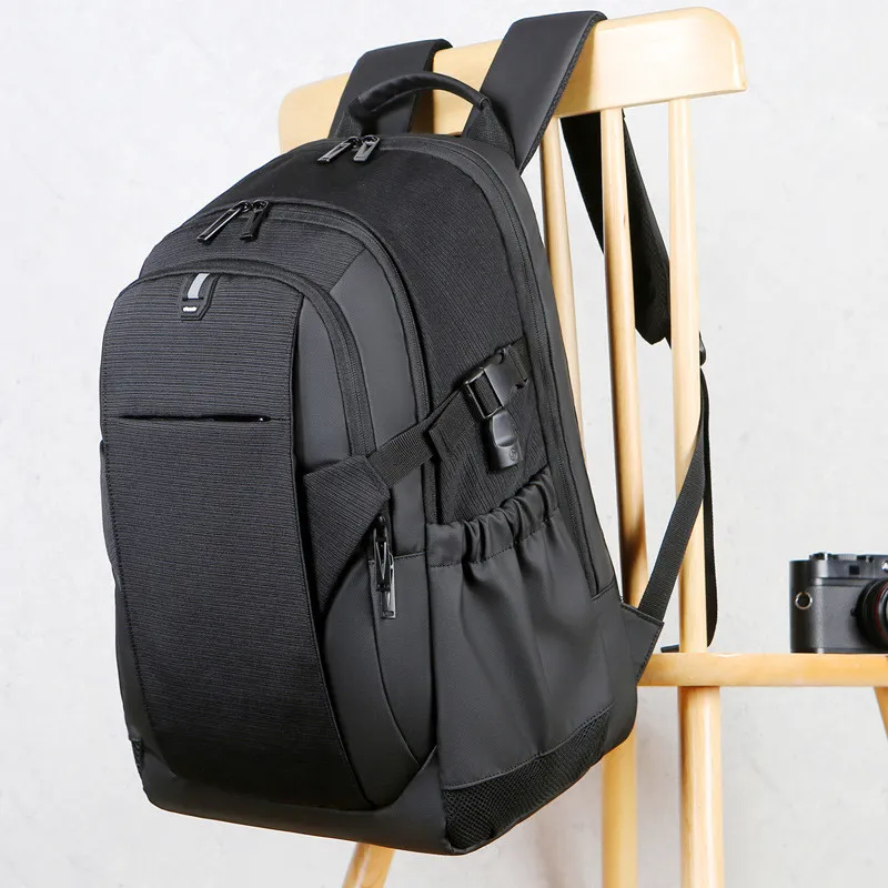 Large Capacity Schoolbag Travel Rechargeable Waterproof Computer Backpack Business Casual Commuter Unisex Backpack – image 3