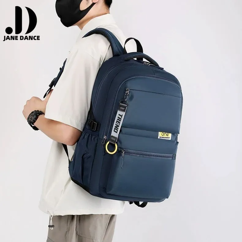 Jane dance/Jane dance New Casual Fashion Lightweight Backpack Computer Travel Schoolbag Student High School – image 3