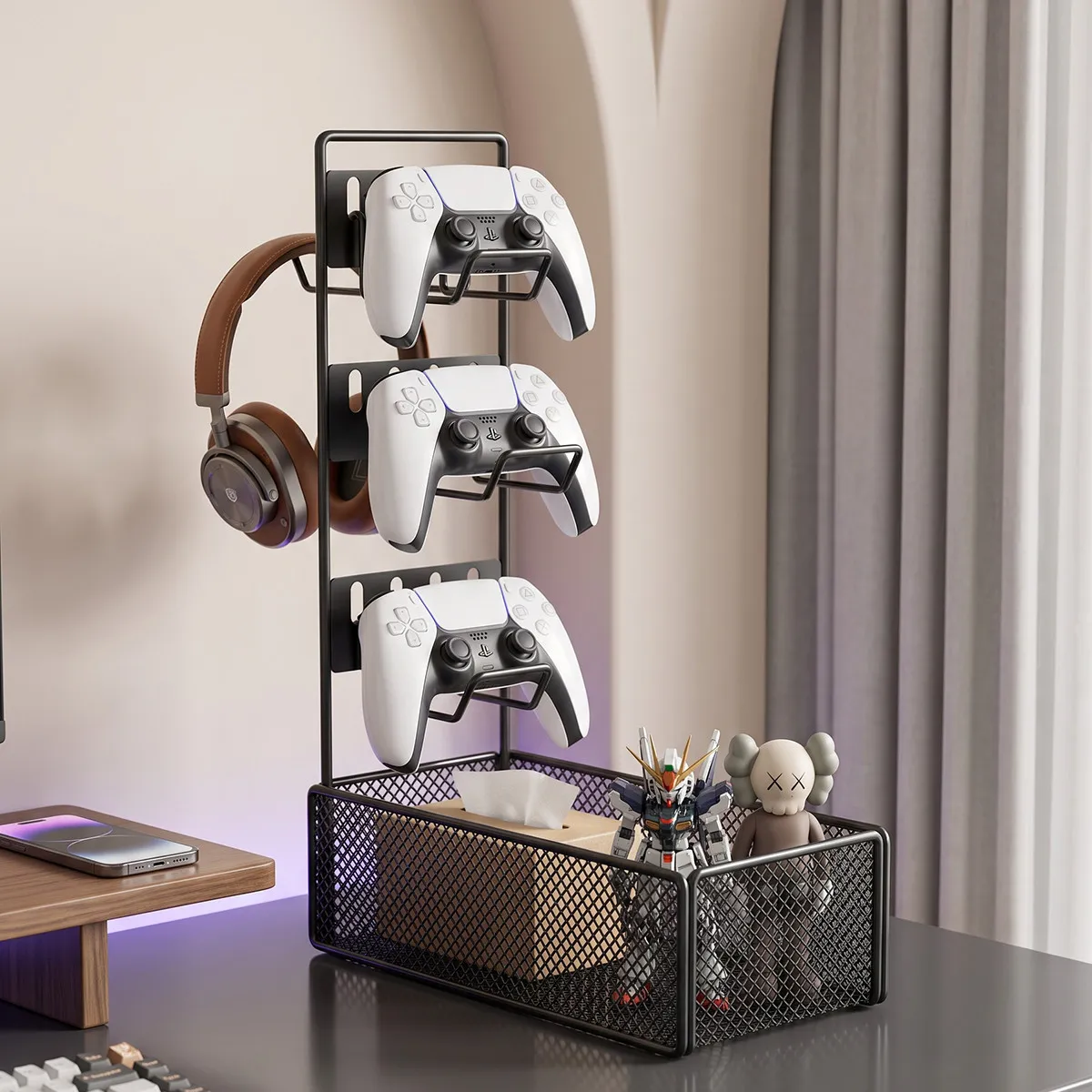 Gamepad Storage Stand Hanger Headphone Headset Console Creative Phone Gamepad Shelf Tabletop – image 3