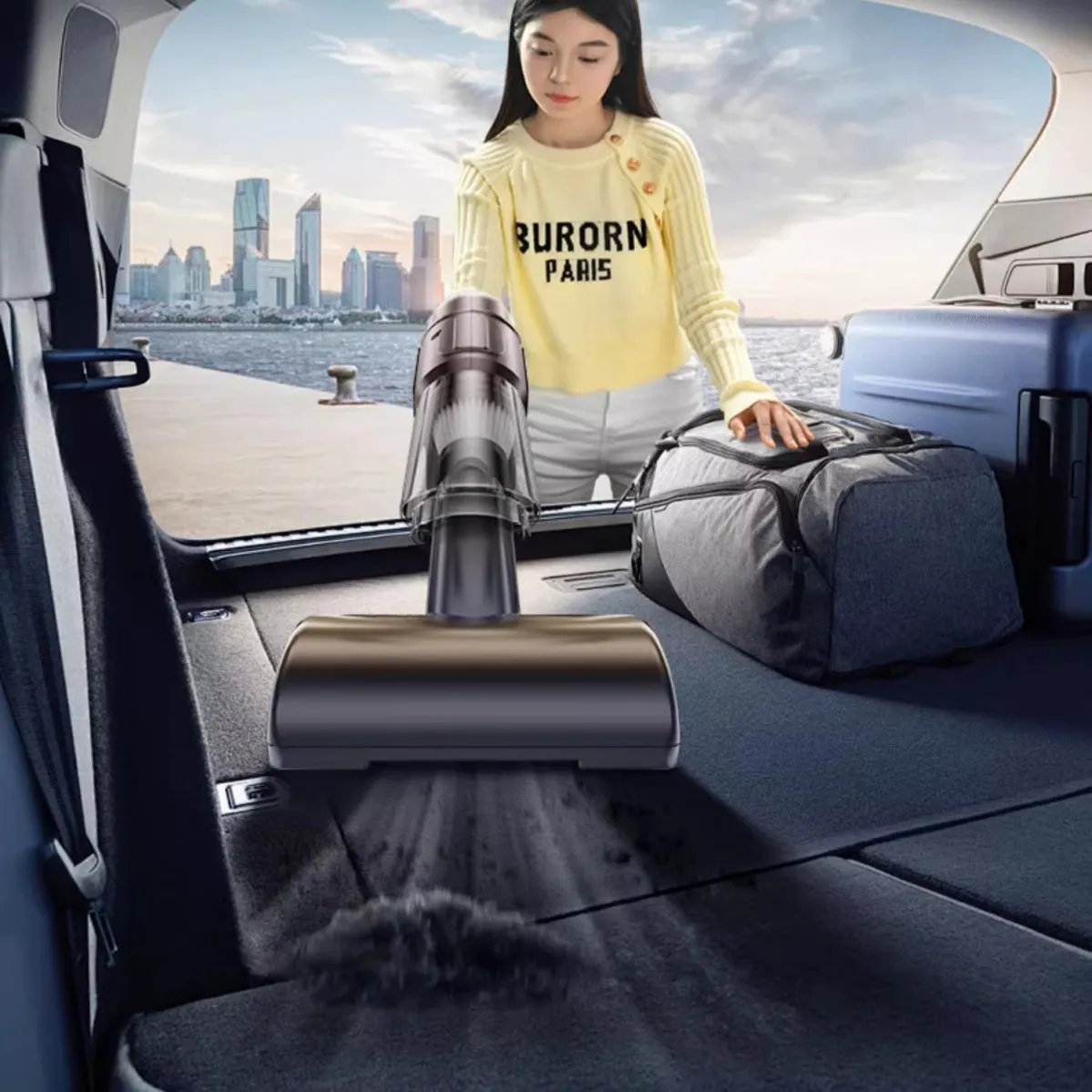 Car Wireless Vacuum Cleaner Powerful Blow Suction Dual Use Household Small Handheld Power Extra Large Suction Brushless Motor – image 10