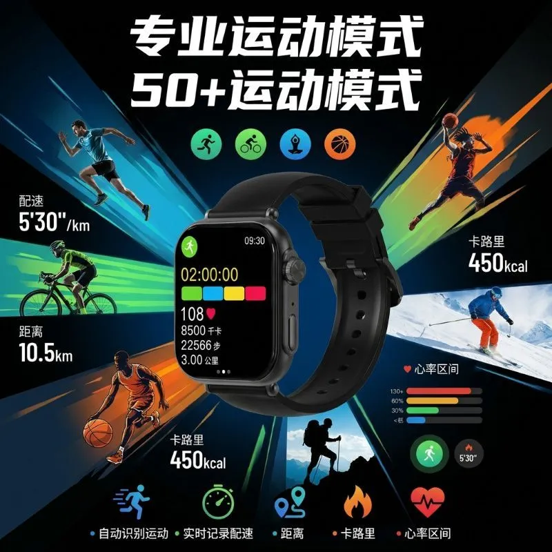 [Lenovo] Watchfit Smartwatch Fashion Edition Slim Large Screen Gift HD Call Health Monitoring – image 8