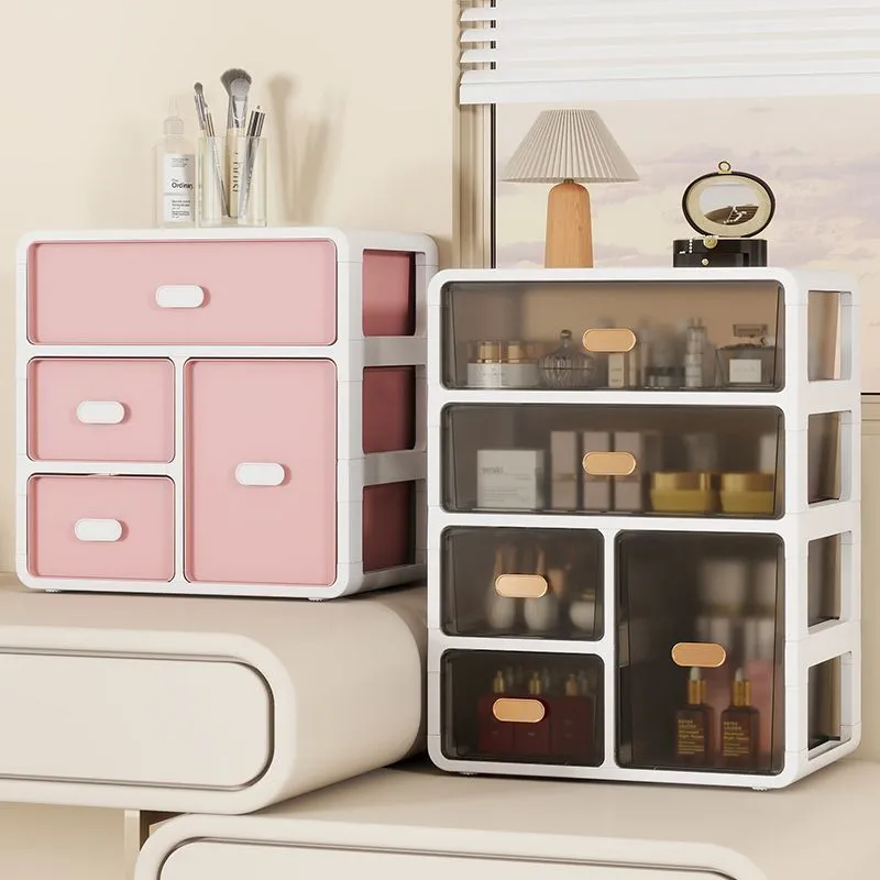 Desk Storage Box Drawer Desk Office Clutter Organizer Box Cabinet Dresser Cosmetic Storage Cabinet