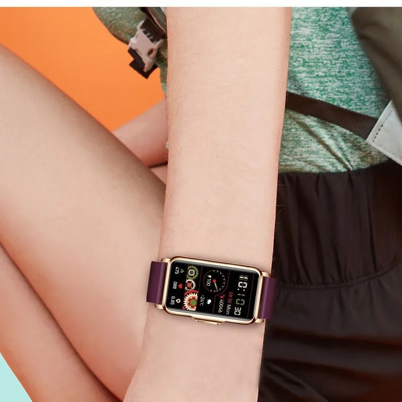 exercise bracelet health monitoring sleep heart rate smartwatch blood pressure oximeter step for huawei android apple – image 10