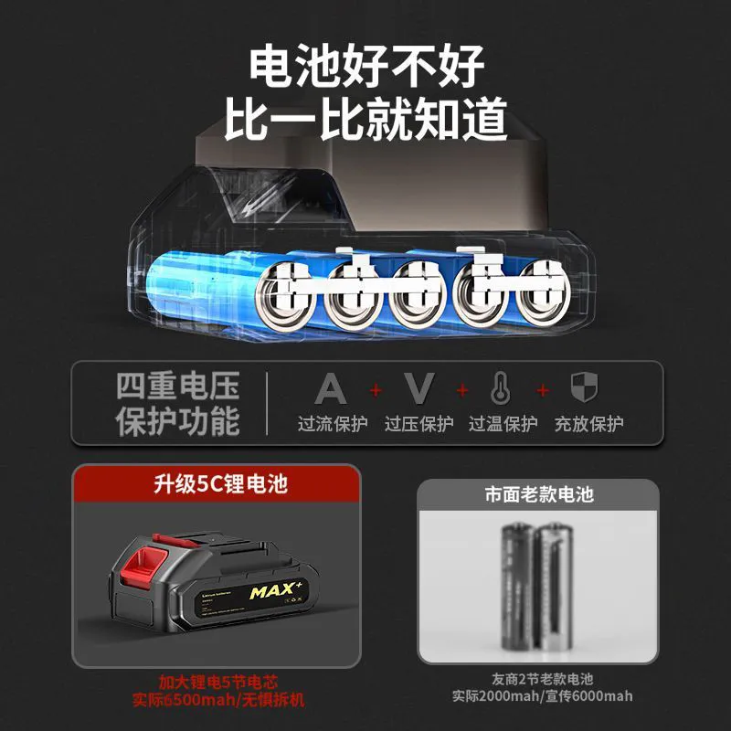 [Zhi Gao] Car Vacuum Cleaner Car Wireless Charging Car Household Large Suction Dust Removal Powerful Handheld Strong Suction Lithium Battery – image 3