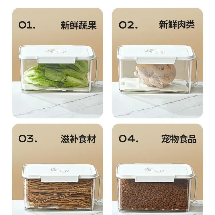 New Vacuum Box Fruit and Vegetable Lock Fresh 30-Day Durable Lock Fresh and Unstringed Kitchen Refrigerator Storage Essential Artifacts – image 5