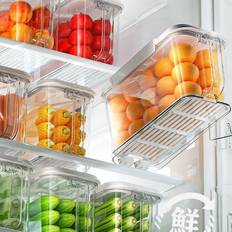 New Vacuum Box Fruit and Vegetable Lock Fresh 30-Day Durable Lock Fresh and Unstringed Kitchen Refrigerator Storage Essential Artifacts – image 9