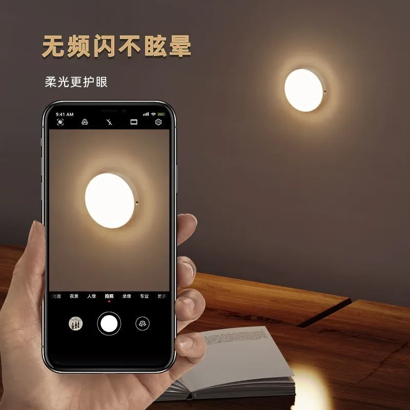 Display cabinet LED light ultra-thin magnetic light rechargeable spotlight wine cabinet light installation-free hand-made light cabinet bookcase light – image 5
