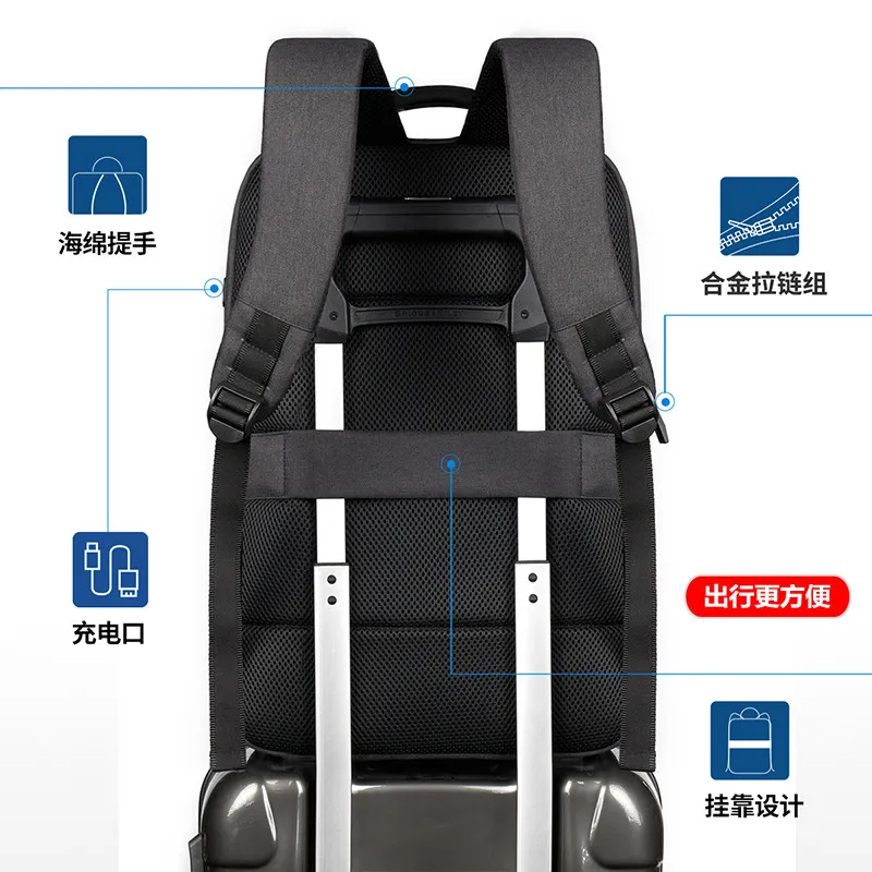 [Limited Edition] Large Capacity Backpack Travel Bag Reduced Burden School Bag Commuter College Student Laptop Backpack – image 4