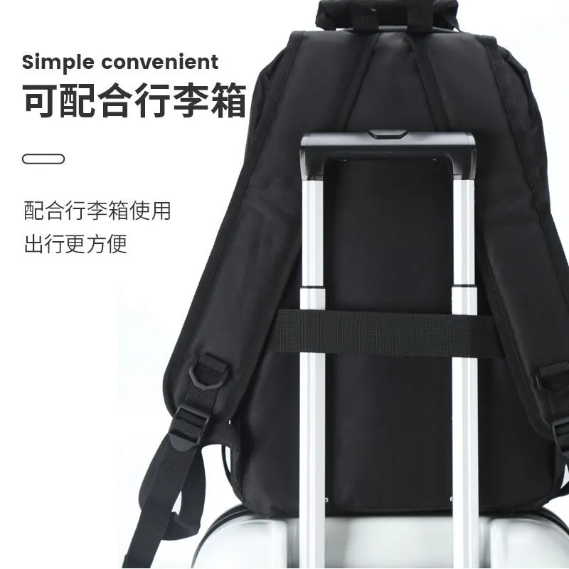 [Ginza] School Bag Backpack New Backpack Unisex Junior High School College Student Computer Bag Travel Bag School Bag Large Capacity – image 7