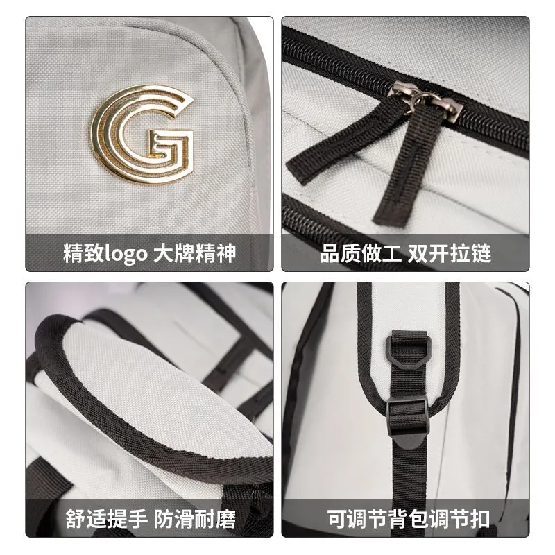 [Ginza] School Bag Backpack New Backpack Unisex Junior High School College Student Computer Bag Travel Bag School Bag Large Capacity – image 9
