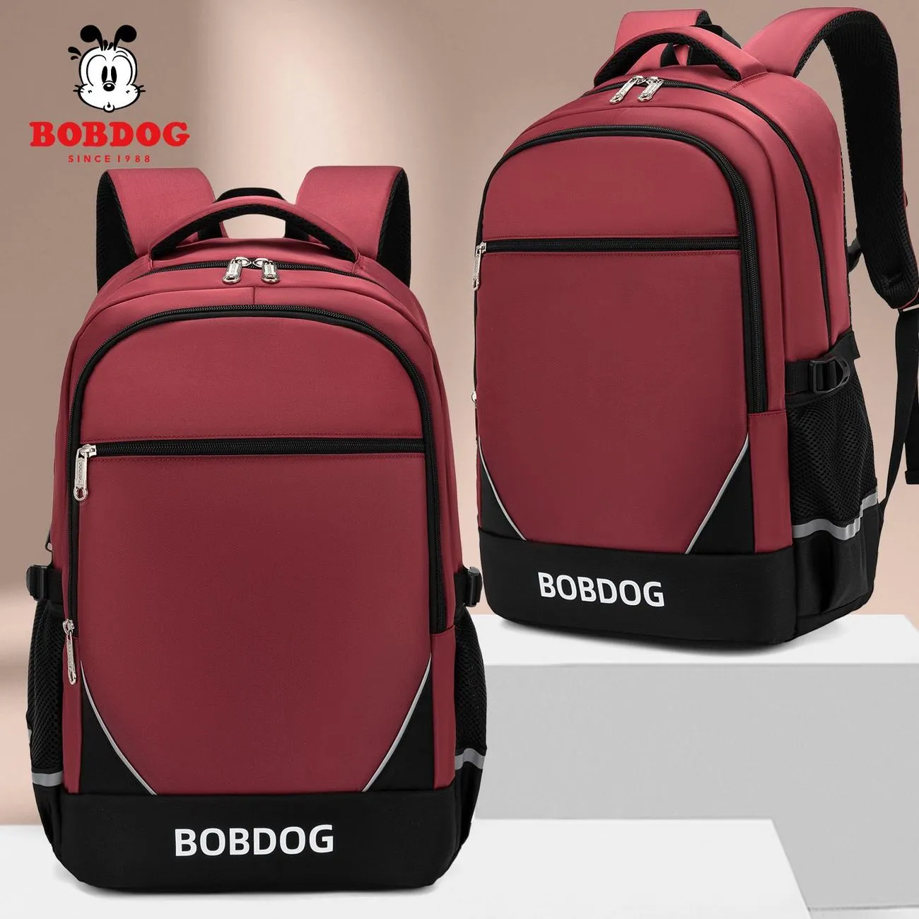 [Babudou] student backpack large capacity junior and senior high school students lightweight lightweight all-match business trip laptop bag travel backpack – image 8
