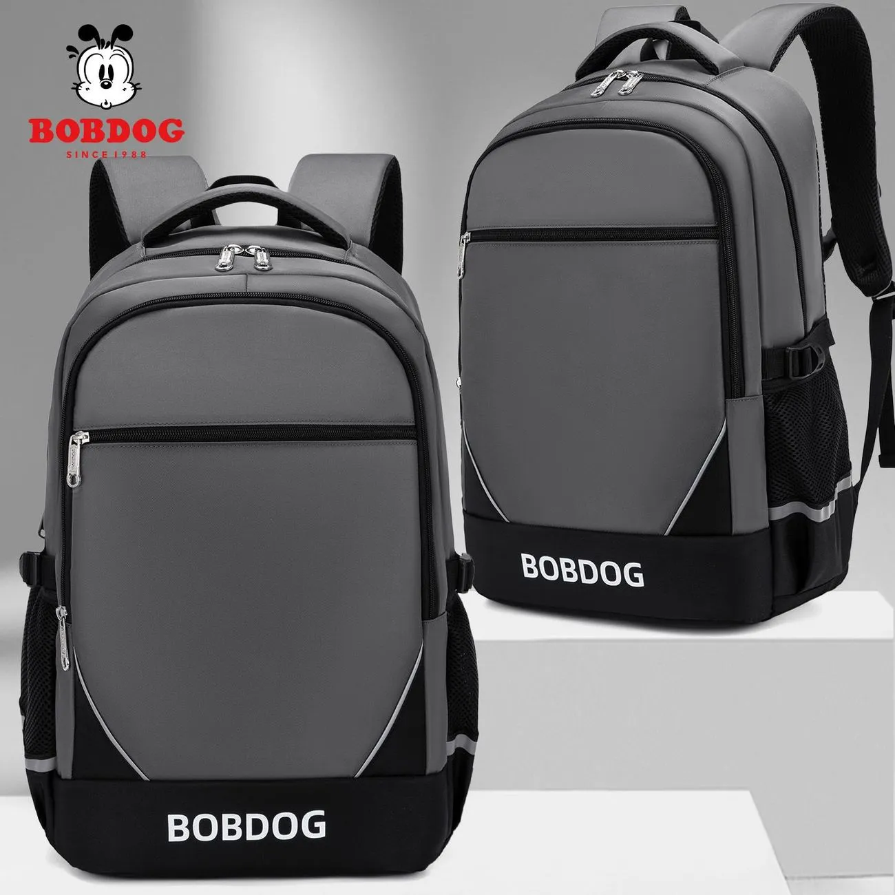 [Babudou] student backpack large capacity junior and senior high school students lightweight lightweight all-match business trip laptop bag travel backpack – image 9