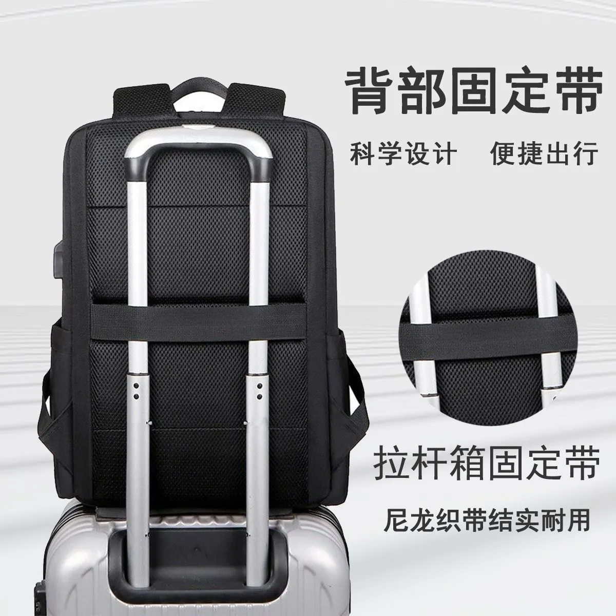 15.6 Inch Laptop Backpack College Student Tablet Game Backpack for Lenovo HP Asus – image 8
