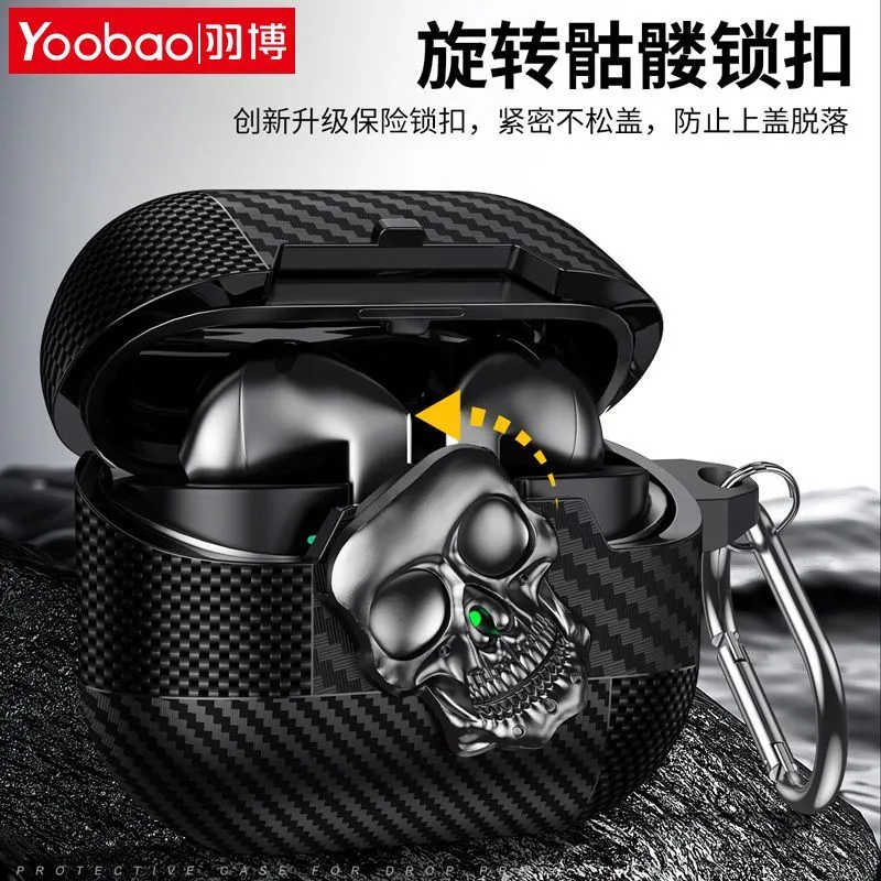 [Yubo] Suitable for Samsung buds3 creative skeleton lock buckle new Samsung buds3pro all-inclusive fall-resistant protective cover – image 3