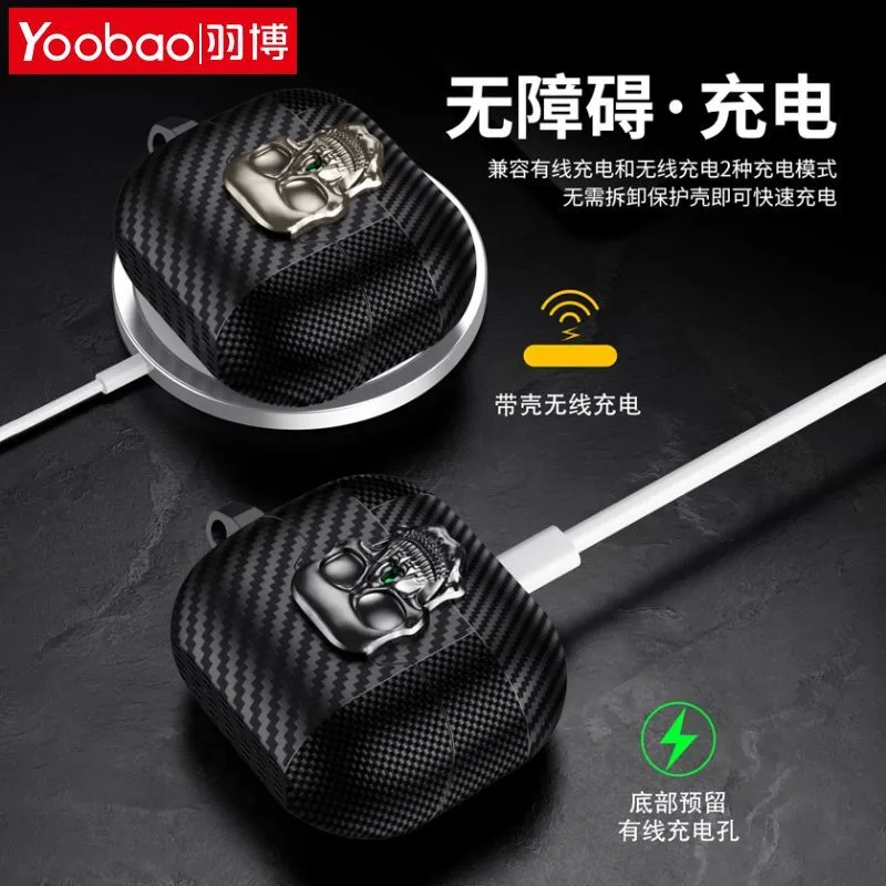 [Yubo] Suitable for Samsung buds3 creative skeleton lock buckle new Samsung buds3pro all-inclusive fall-resistant protective cover – image 6