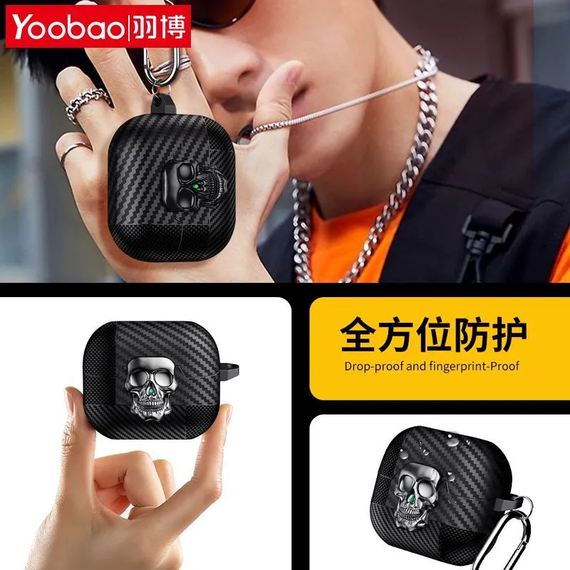 [Yubo] Suitable for Samsung buds3 creative skeleton lock buckle new Samsung buds3pro all-inclusive fall-resistant protective cover – image 8