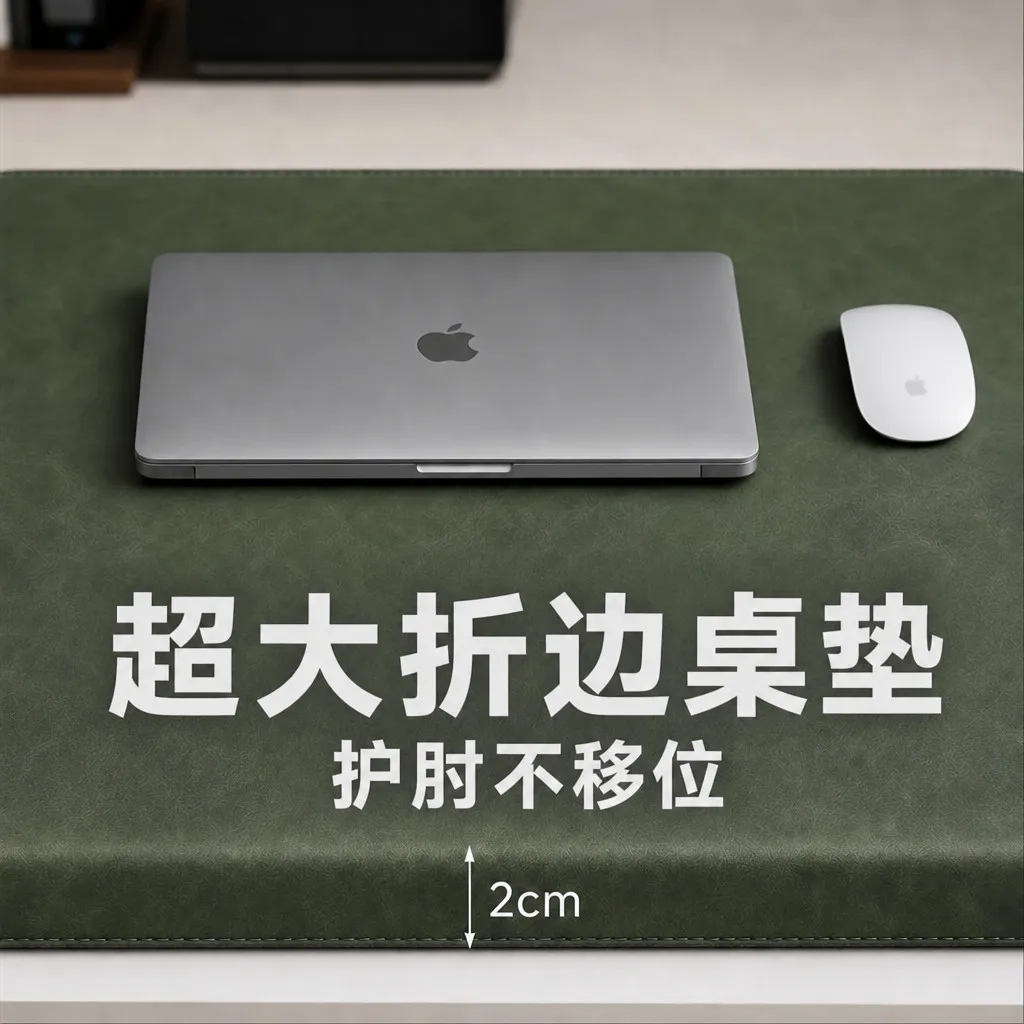 [Elbow Folding Table Mat] Computer Tablecloth Waterproof Oilproof Wrist Washproof Mouse Pad Office Desk Pad – image 5