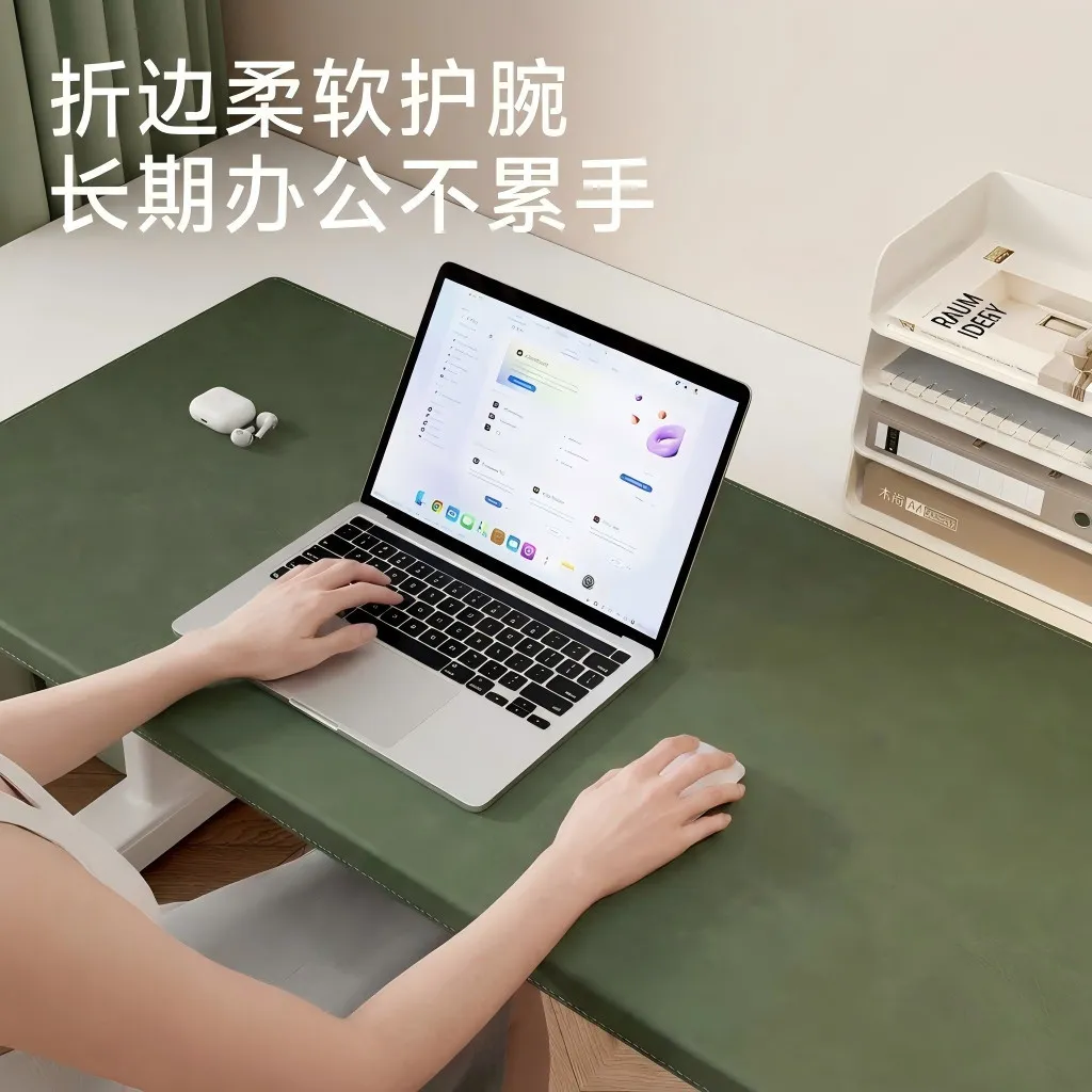 [Elbow Folding Table Mat] Computer Tablecloth Waterproof Oilproof Wrist Washproof Mouse Pad Office Desk Pad – image 9