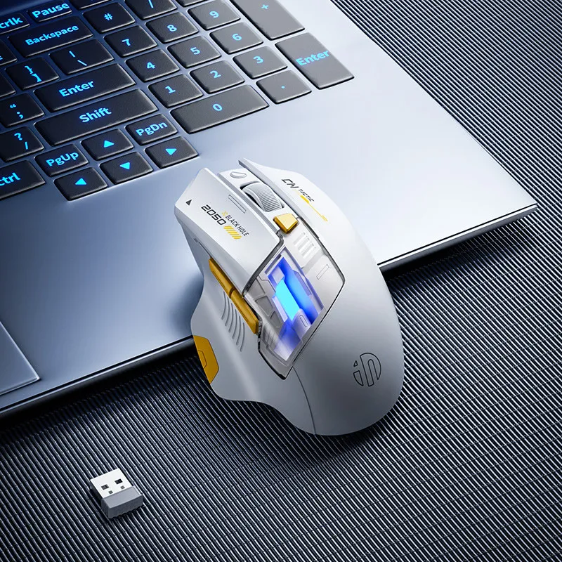 [Infic] A9 Discovery Edition Wireless Mouse Silent Bluetooth Dual Mode Charging Office Game Gaming Computer Laptop – image 4
