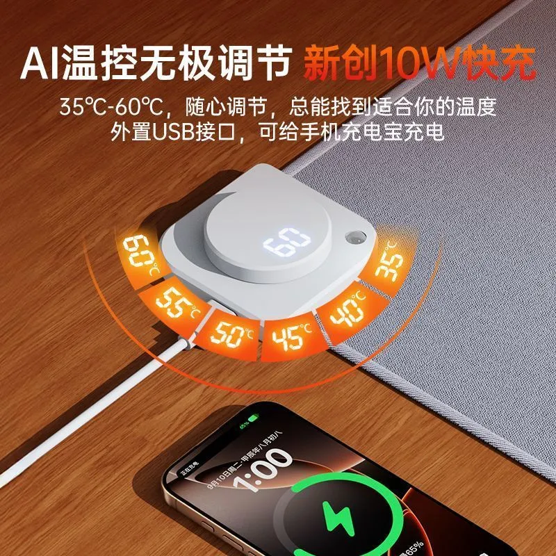 [Wielide] 3C Certified Heating Mouse Pad Office Computer Desk Writing Warm Hands Odorless Thickening Heating Desk Pad – image 7