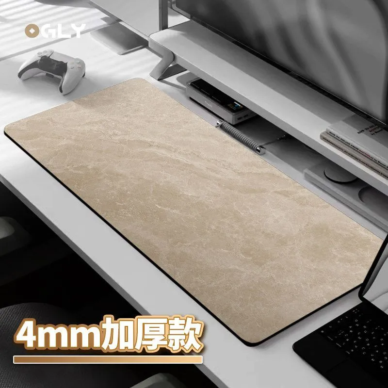 [Microfiber] OGLY Marble Gaming Table Mat Dirty Resistant Keyboard Mouse Pad Long Office Pad – image 10