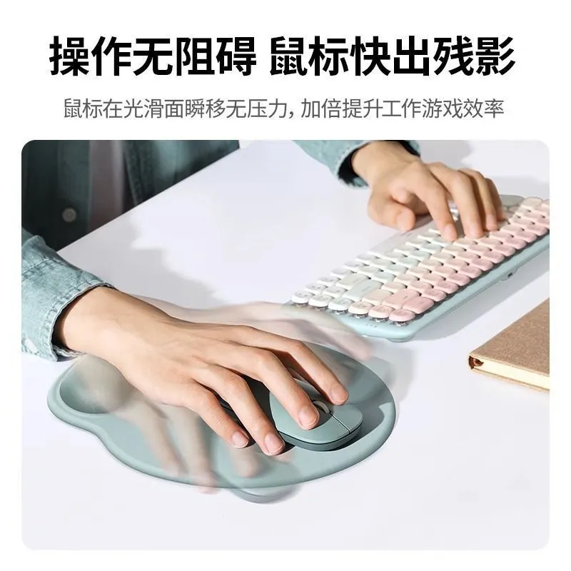 Cloud massage mouse pad protective wrist computer desktop office boys and girls mouse wrist pad memory cotton comfortable non-slip – image 6