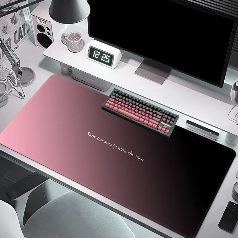 Premium Gradient Mouse Pad Extra Large Green Keyboard Pad Custom Dirty Resistant Washable Computer Desk Mat – image 11