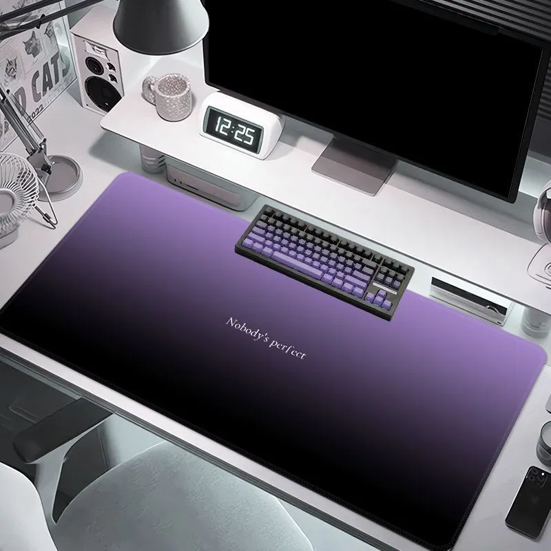 Premium Gradient Mouse Pad Extra Large Green Keyboard Pad Custom Dirty Resistant Washable Computer Desk Mat – image 6