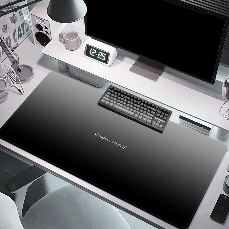 Premium Gradient Mouse Pad Extra Large Green Keyboard Pad Custom Dirty Resistant Washable Computer Desk Mat – image 8