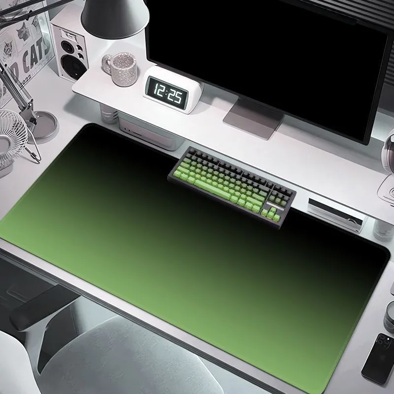 Premium Gradient Mouse Pad Extra Large Green Keyboard Pad Custom Dirty Resistant Washable Computer Desk Mat – image 10