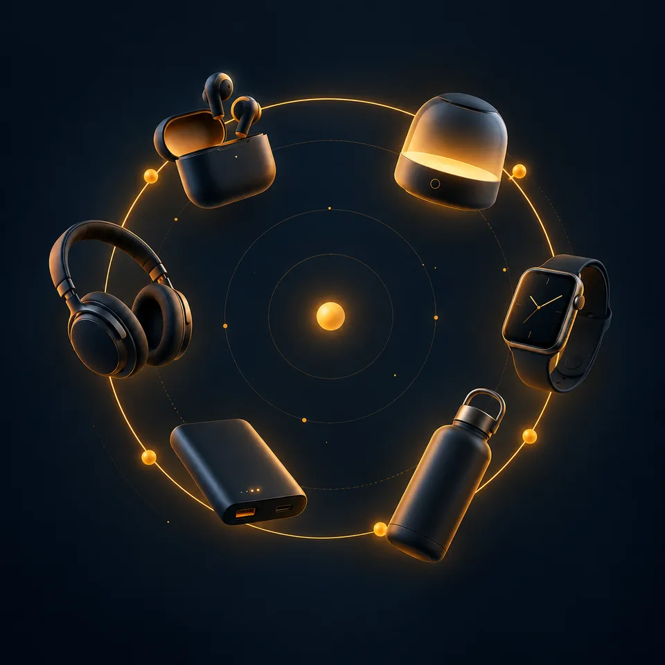 A curated collection of everyday electronics, accessories and home products
