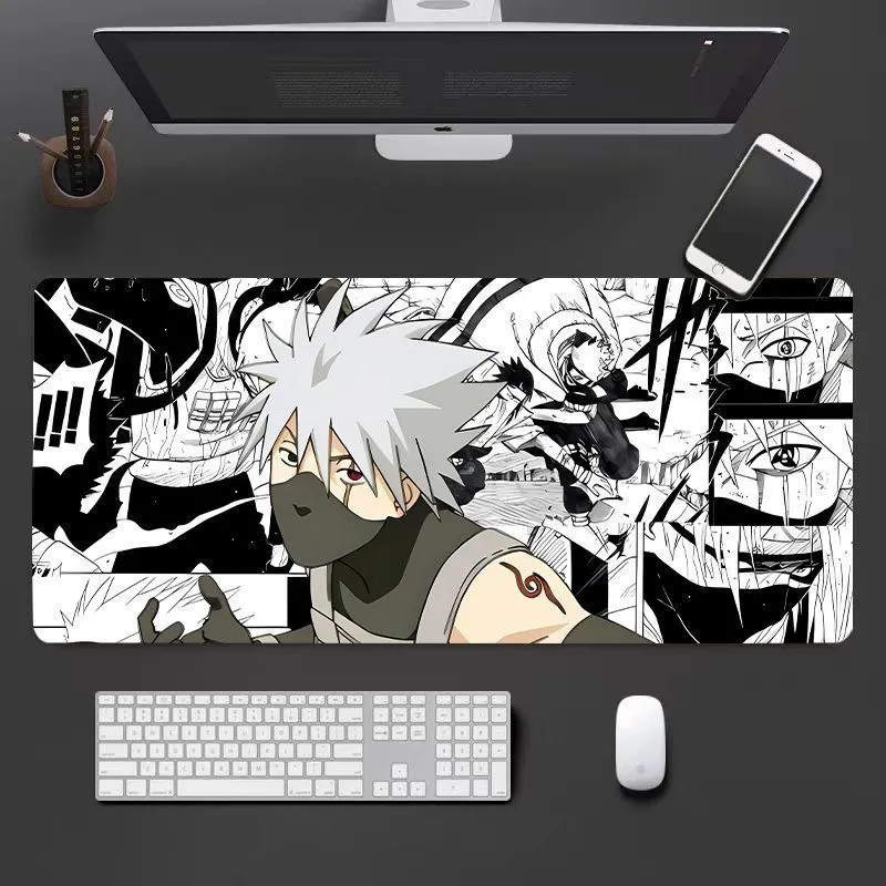 Comics Naruto Anime Mouse Pad Big Gaming Dorm Desk Pad Desk Pad Keyboard Pad – image 3