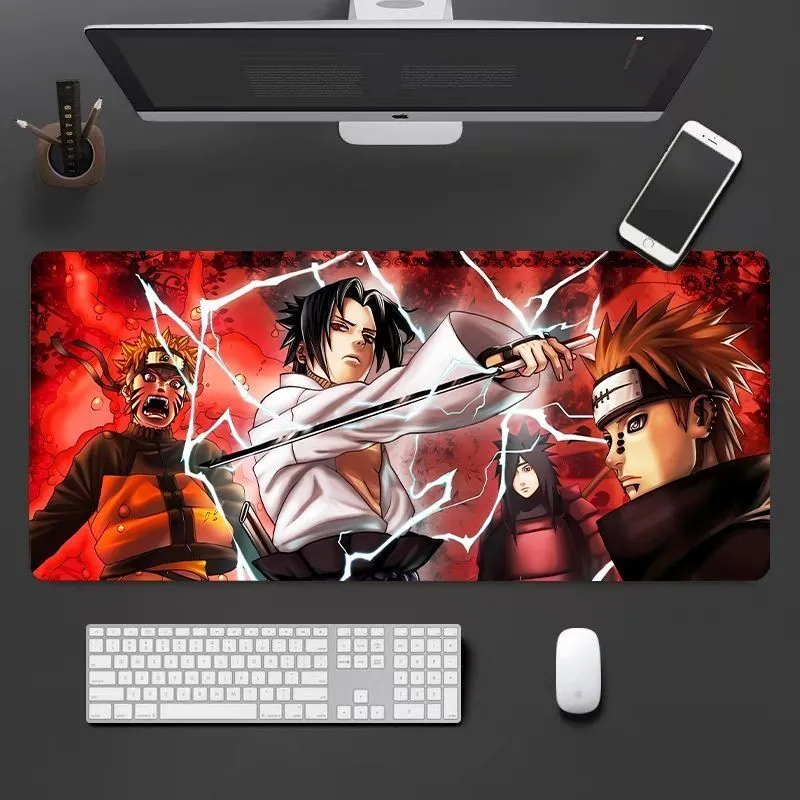 Comics Naruto Anime Mouse Pad Big Gaming Dorm Desk Pad Desk Pad Keyboard Pad – image 9