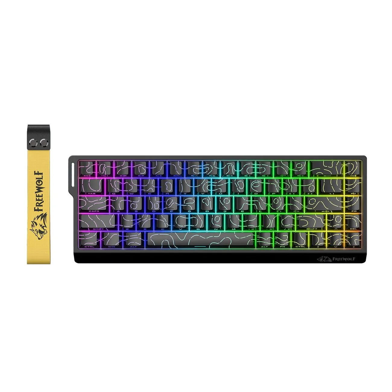 Wired Gaming Keyboard Compact Convenient Quiet Typing Office No Lag Desktop Notebook Delta Esports – image 3