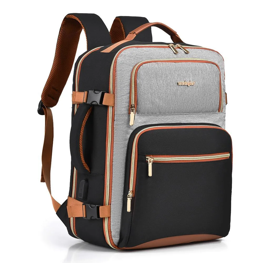 New large capacity multi-partition dopamine high school students contrast color backpack girls schoolbag junior high school students reduced burden backpack – image 8