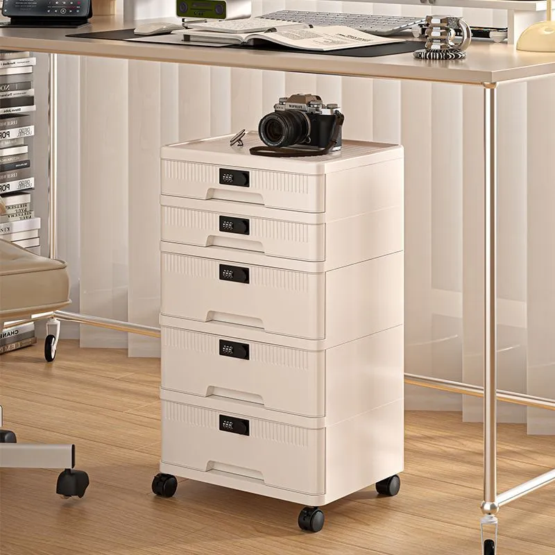 Storage cabinet with lock Drawer type office public privacy seal privacy file cabinet valuables documents password storage box – image 3