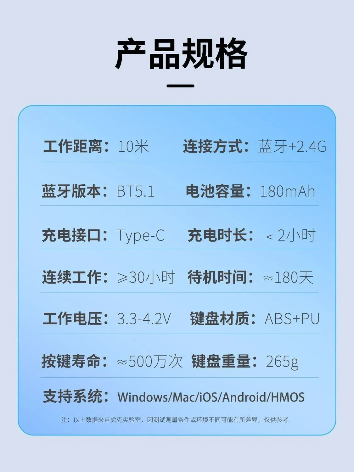 Hook Bluetooth three-fold keyboard and mouse set portable full-size full physical keys mobile phone iPad tablet universal – image 8