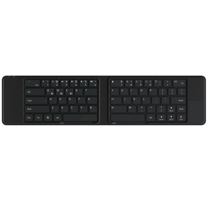 Three-mode wireless Bluetooth touchpad folding keyboard portable mobile phone tablet ipad general office silent – image 11