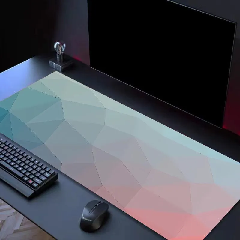 Geometric Mouse Pad Oversized Latch Edge Washable Desk Pad E-Sports Keyboard Pad Office Student Dorm Custom – image 9