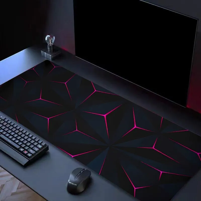 Geometric Mouse Pad Oversized Latch Edge Washable Desk Pad E-Sports Keyboard Pad Office Student Dorm Custom – image 10
